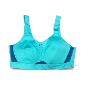 NIKE Dri-Fit Alpha‎ High-Support Padded Adjustable Sports Bra  Teal Size XL